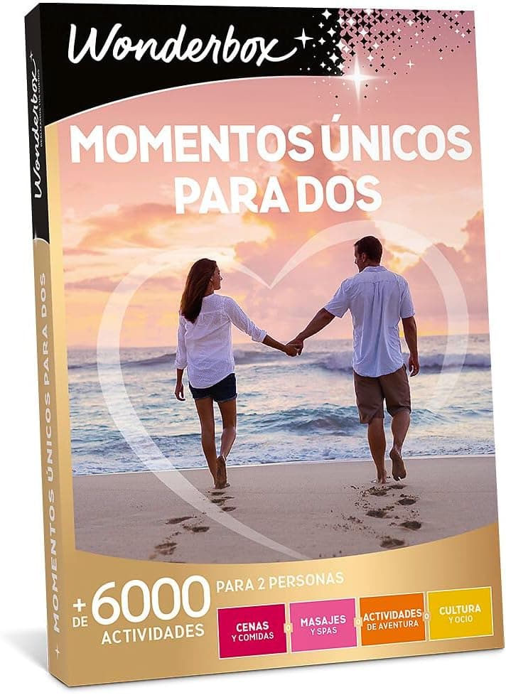 Cofre regalo Wonderbox para parejas con 6.500 experiencias a elegir