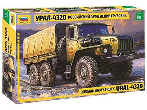Maqueta Zvezda del camión Ural 4320 ruso