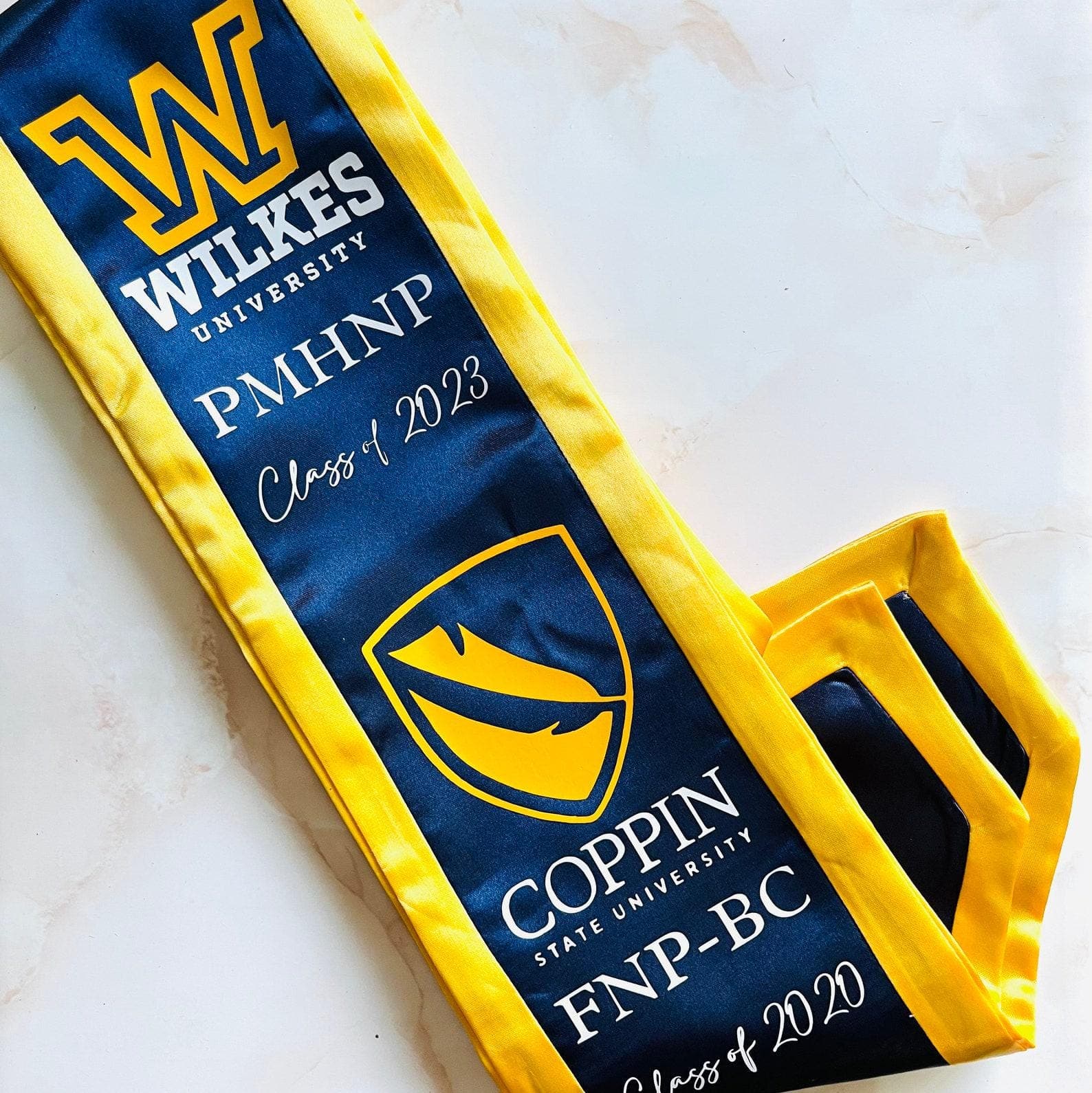 Estola personalizada de graduación