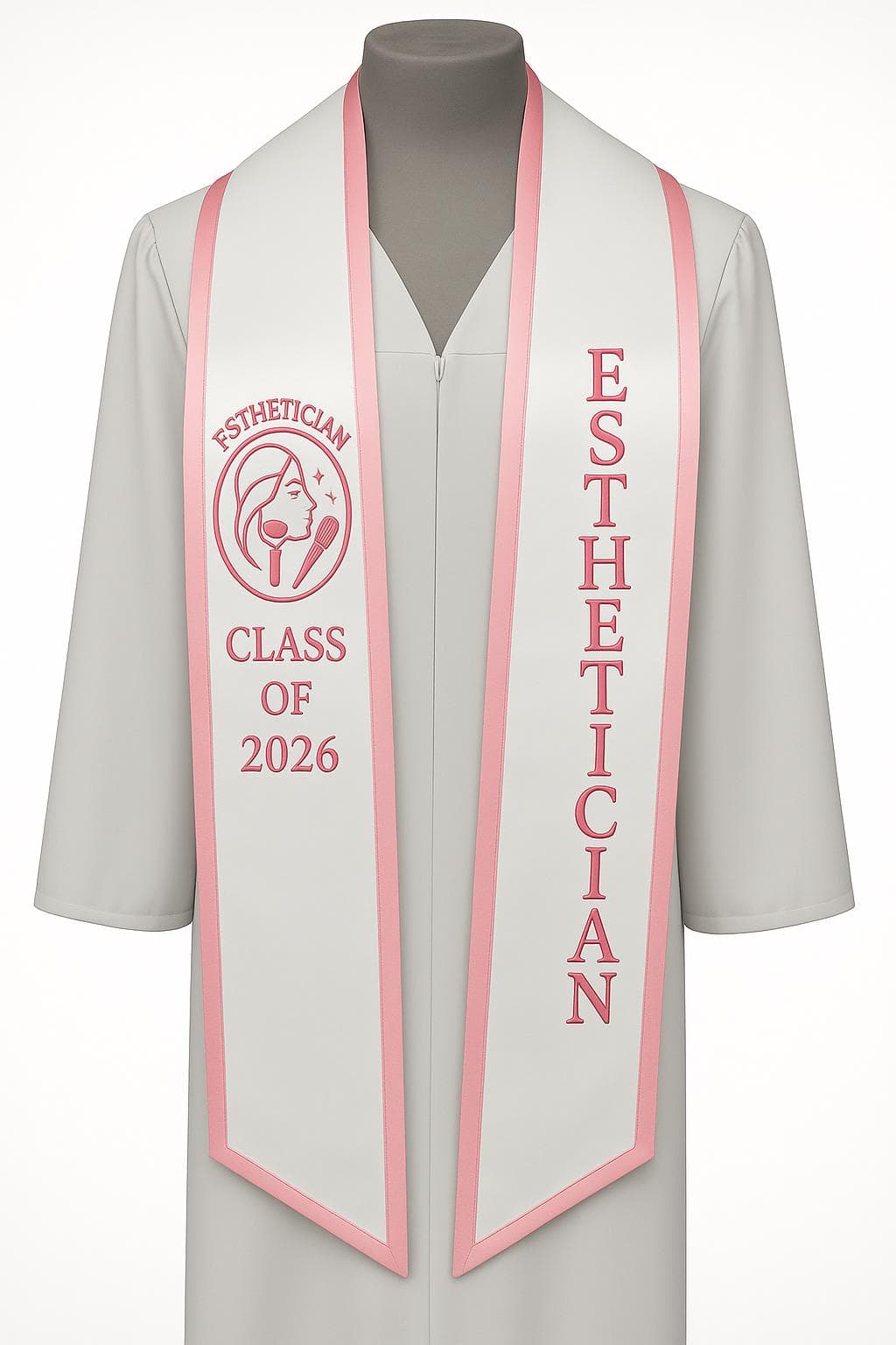 Estola de graduación personalizada para esteticistas