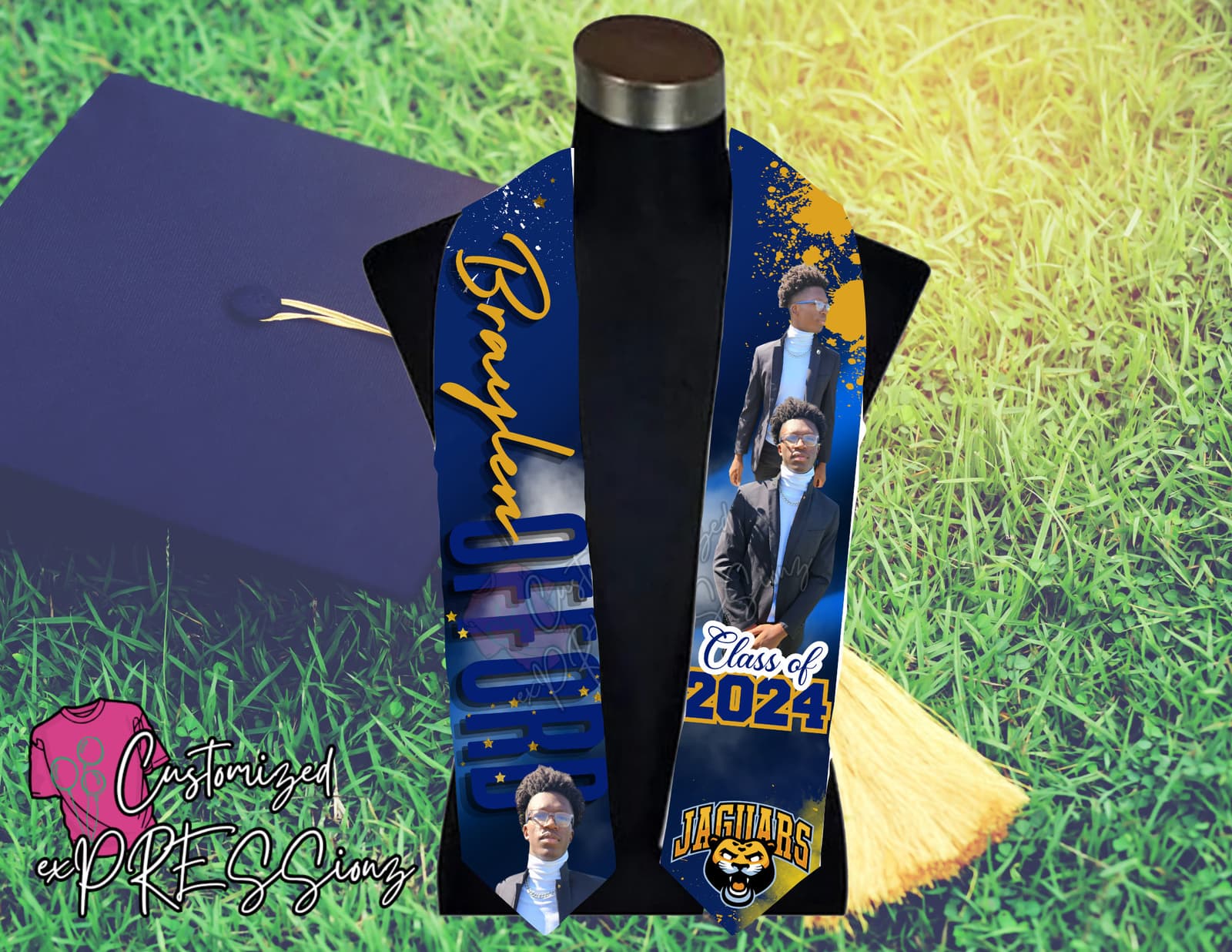 Estola personalizada para graduación