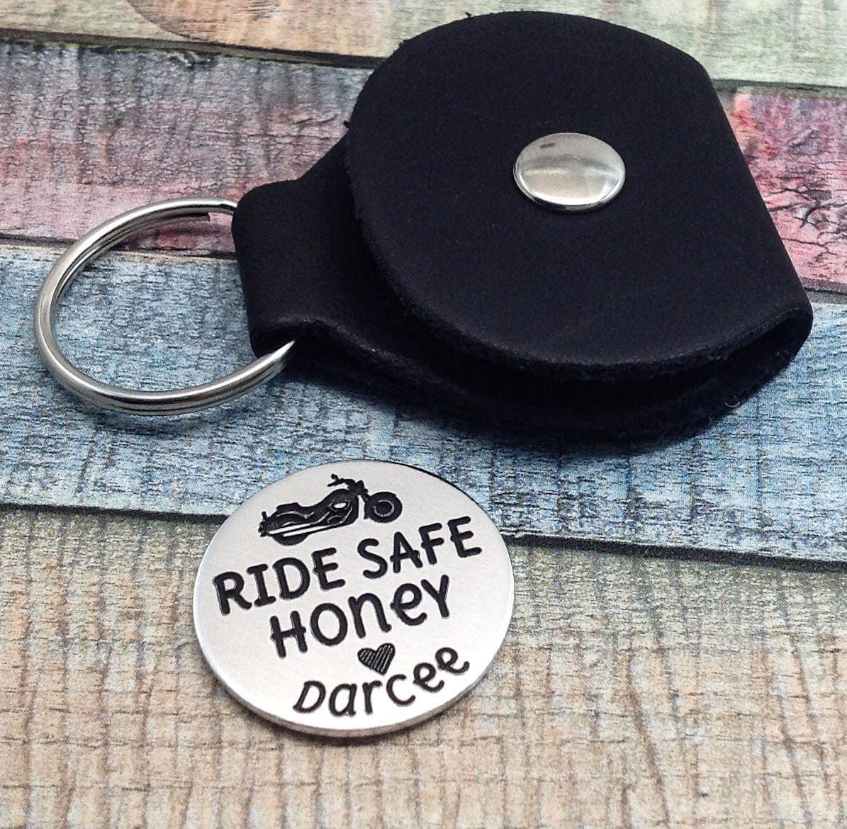 Llavero personalizado para amantes de la moto