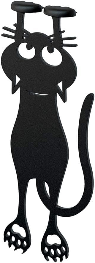 Marcapáginas Curious Cat con forma de gato
