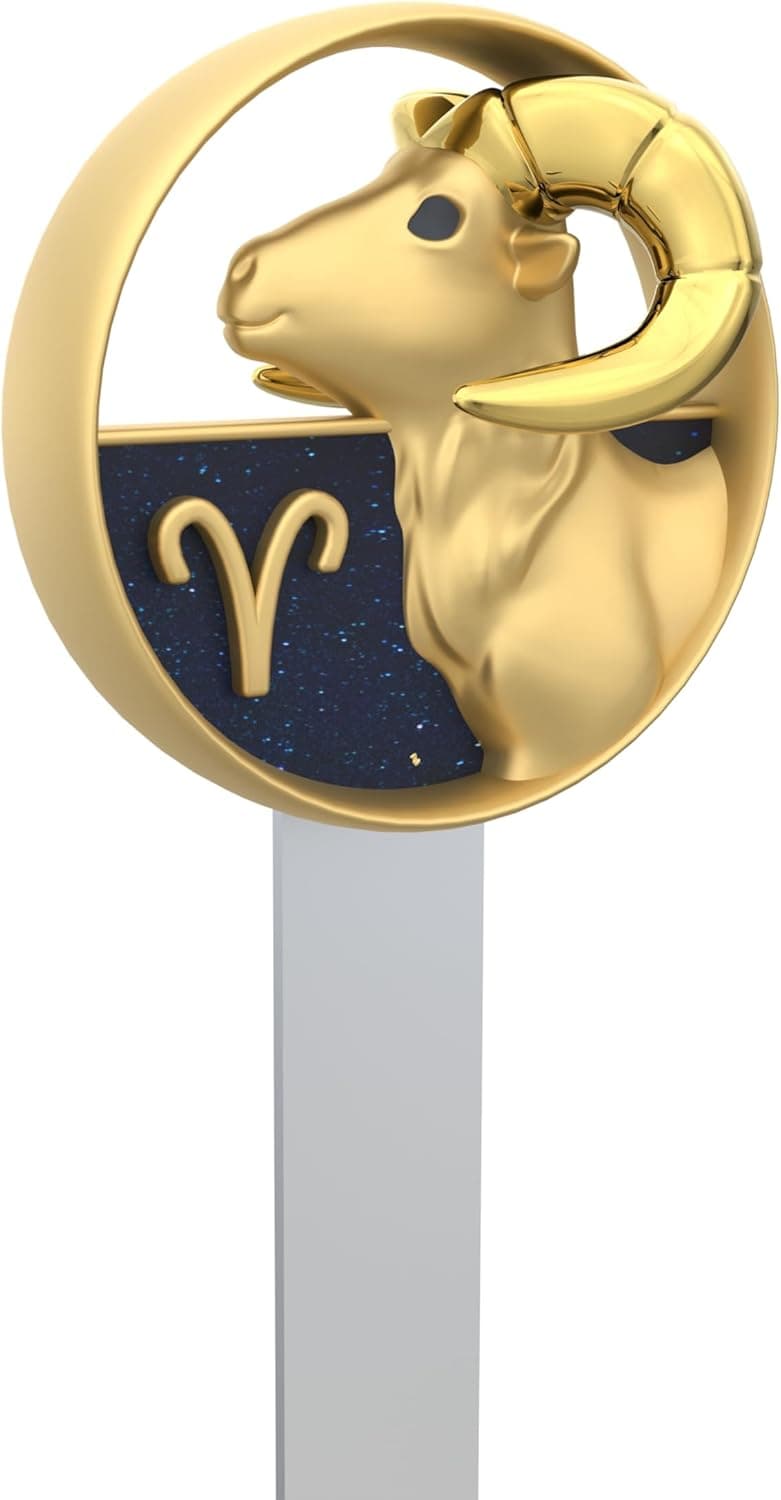 Marcapáginas de acero inoxidable con el símbolo de Aries
