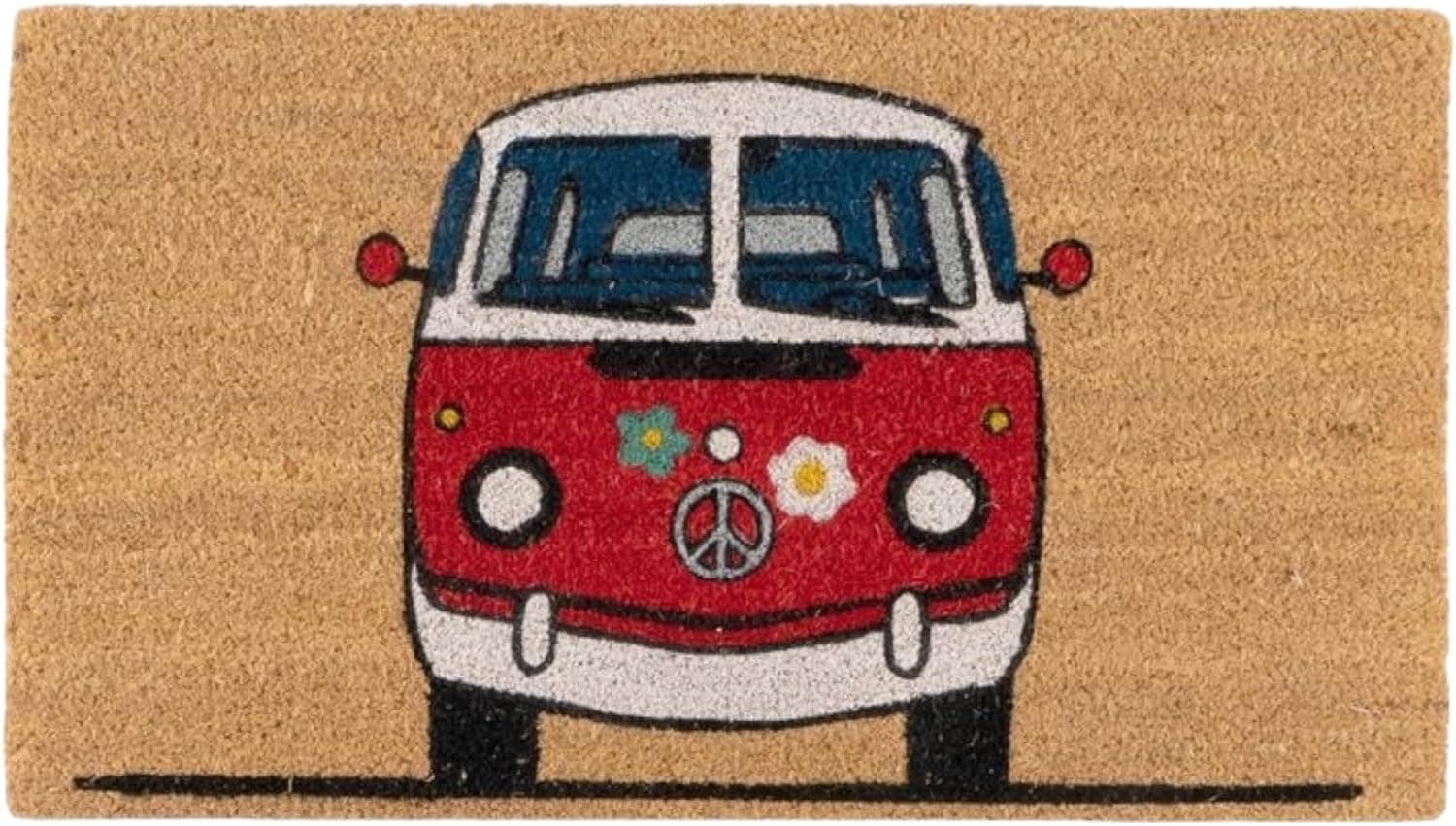 Felpudo con diseño vintage de furgoneta