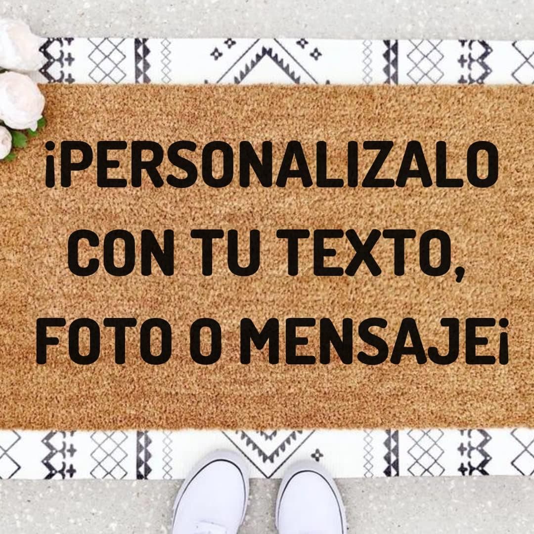 Felpudo de fibra de coco personalizado desde cero