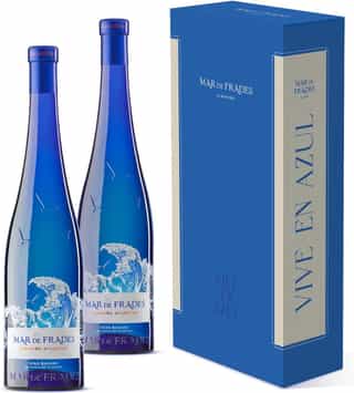 Estuche regalo de dos botellas de vino albariño