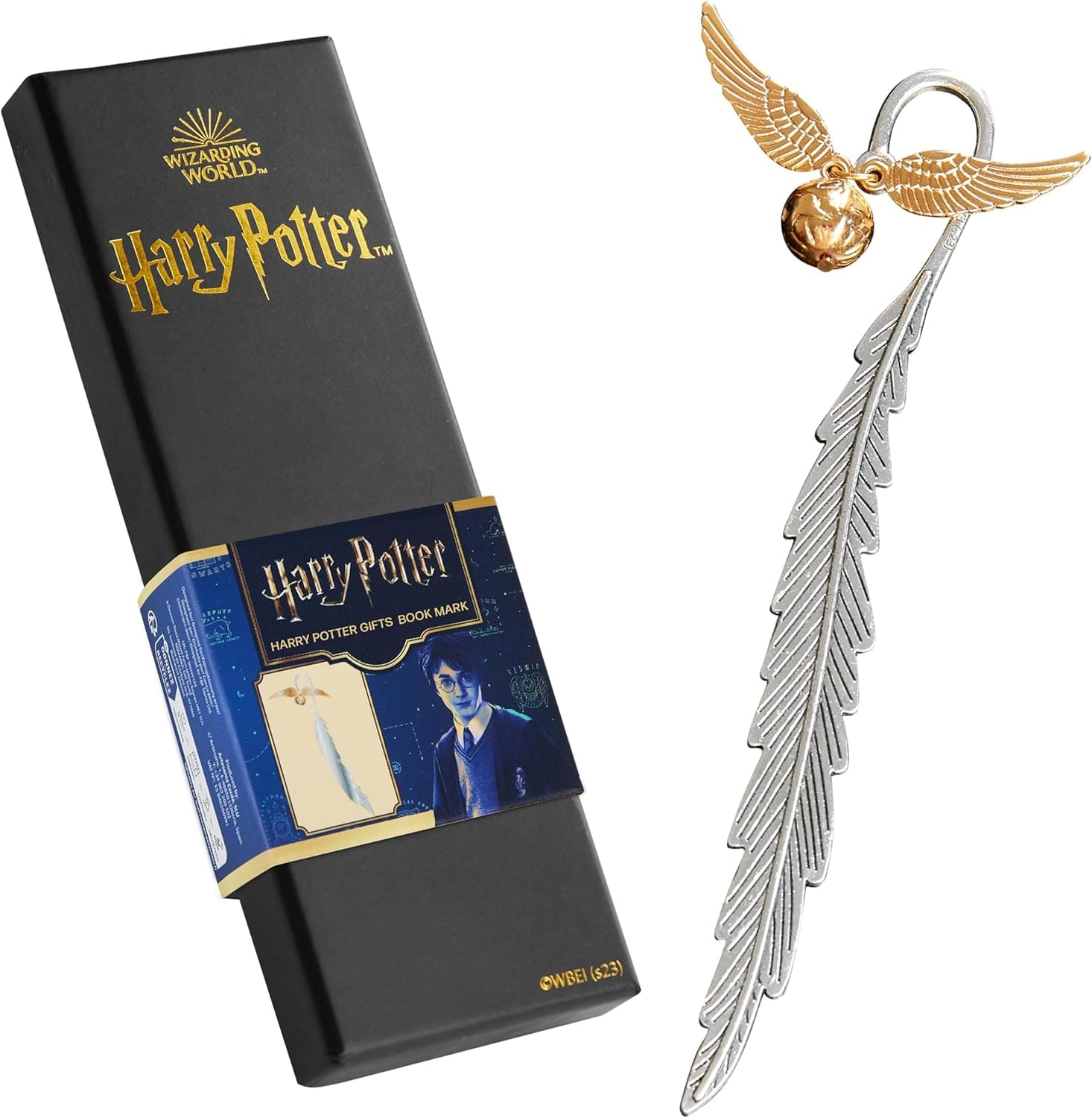 Marcapáginas Harry Potter con snitch dorada