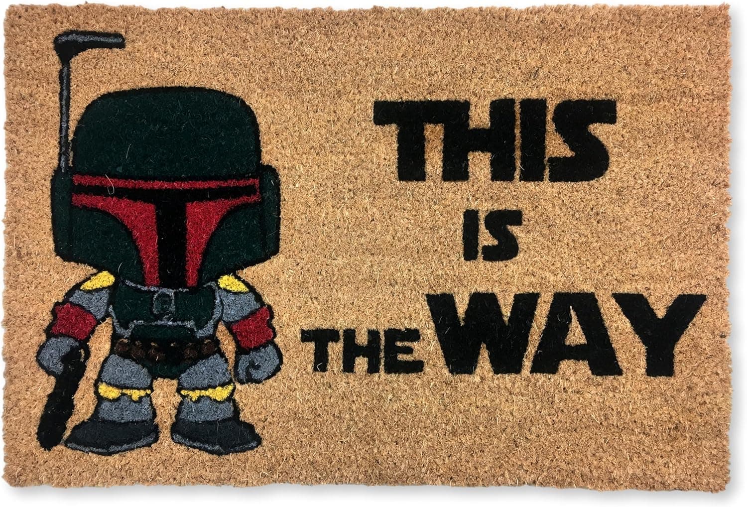 Felpudo con la frase This is the Way